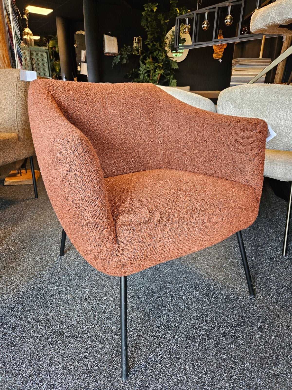 fauteuil MILA h.e. design opruiming, Verzenden, Nieuw, Stof, 50 tot 75 cm