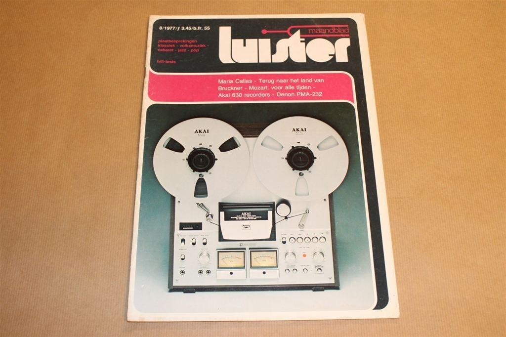 Vintage magazine - Luister - Hifi-tests e.d. - 1977, Ophalen of Verzenden, 1960 tot 1980, Knipsel(s)