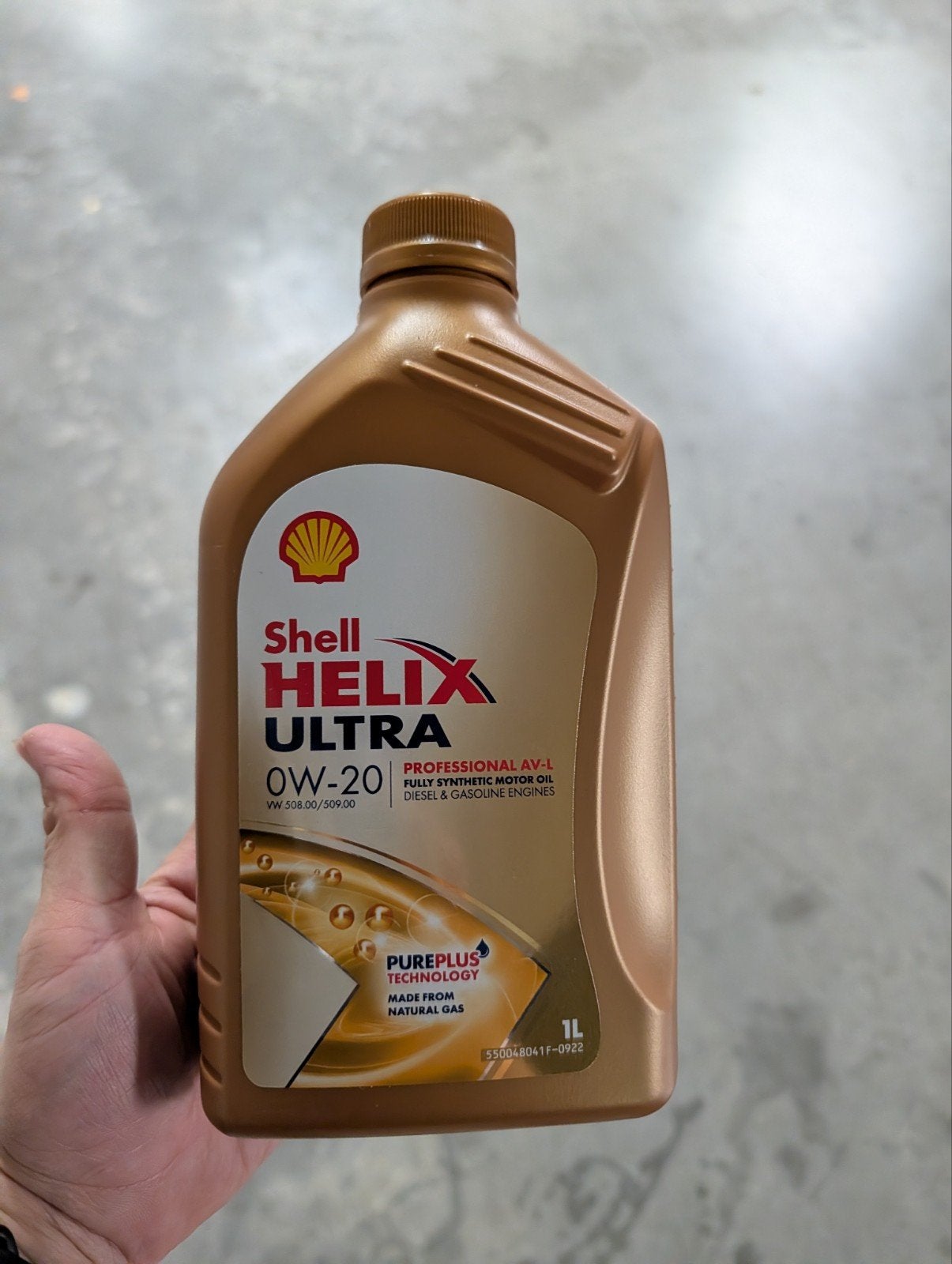 Shell Helix Ultra Professional AV-L 0W-20 Motorolie 1L, Verzenden, Nieuw, Audi