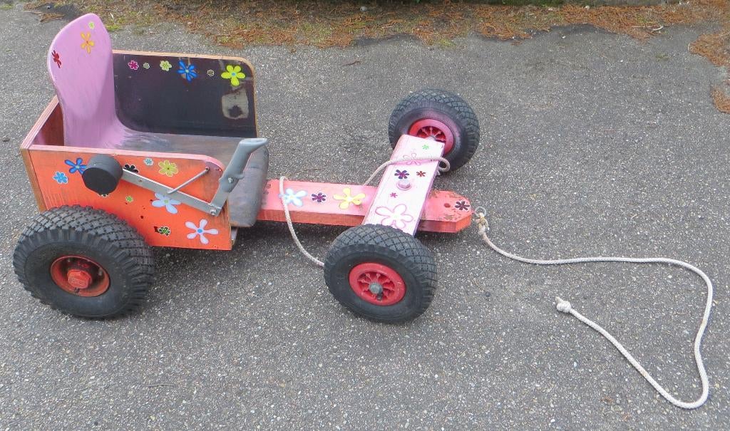 Zeepkist kar om mee van een helling te rijden. Met handrem., Ophalen, Gebruikt, Overige merken