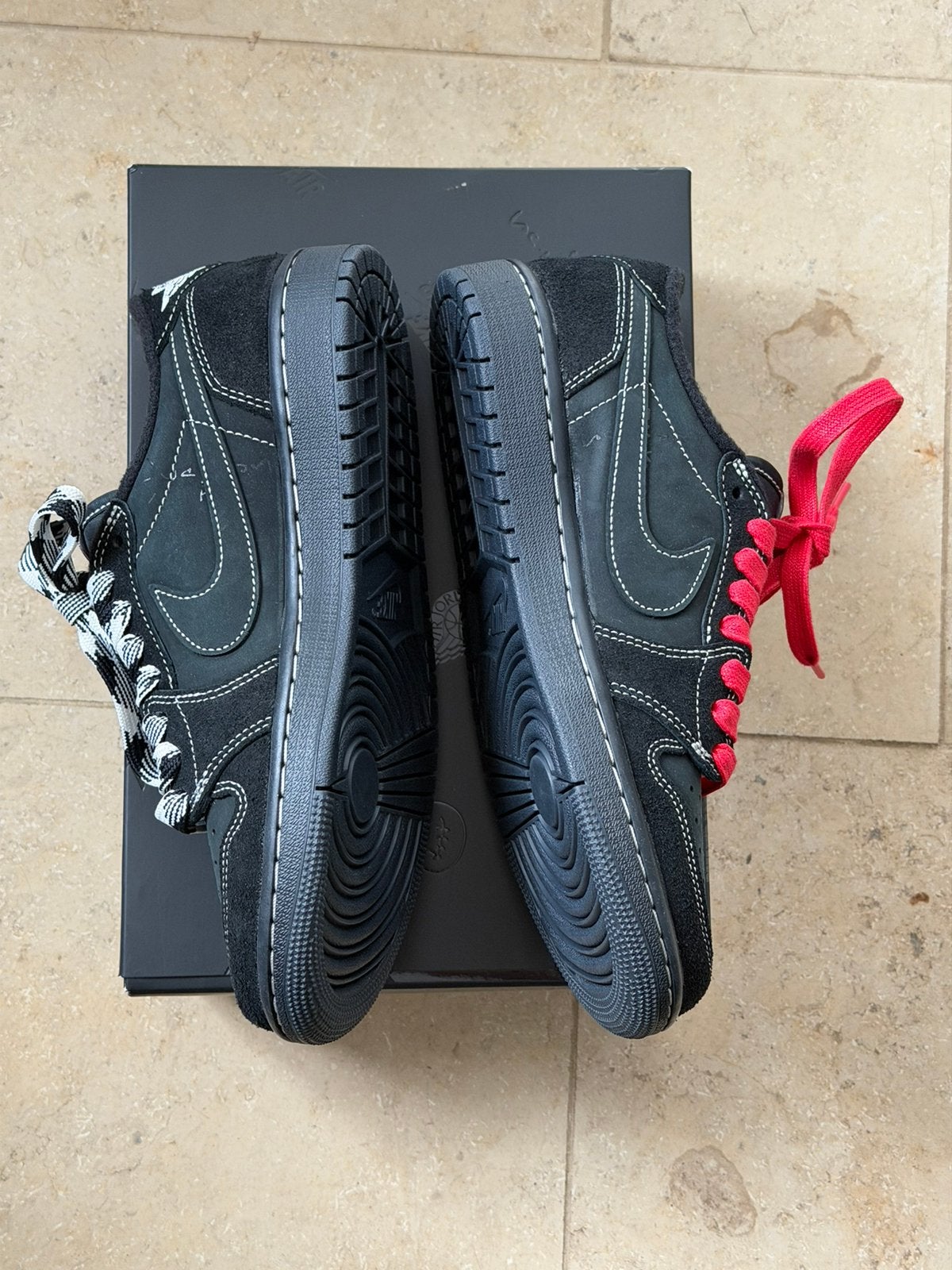 Travis Scott x Nike Air Jordan “Black Phantom”, Zwart, Nieuw, Ophalen of Verzenden, Sneakers of Gympen
