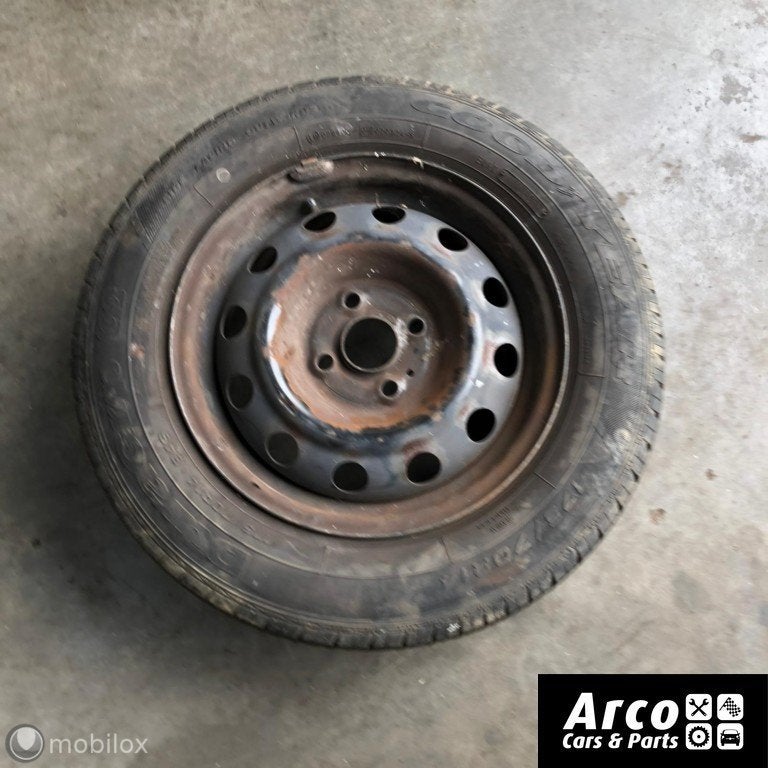 Citroen Berlingo  Peugeot Partner Reservewiel 175 70 14 inch, 14 inch, Gebruikt, 175 mm, Ophalen of Verzenden