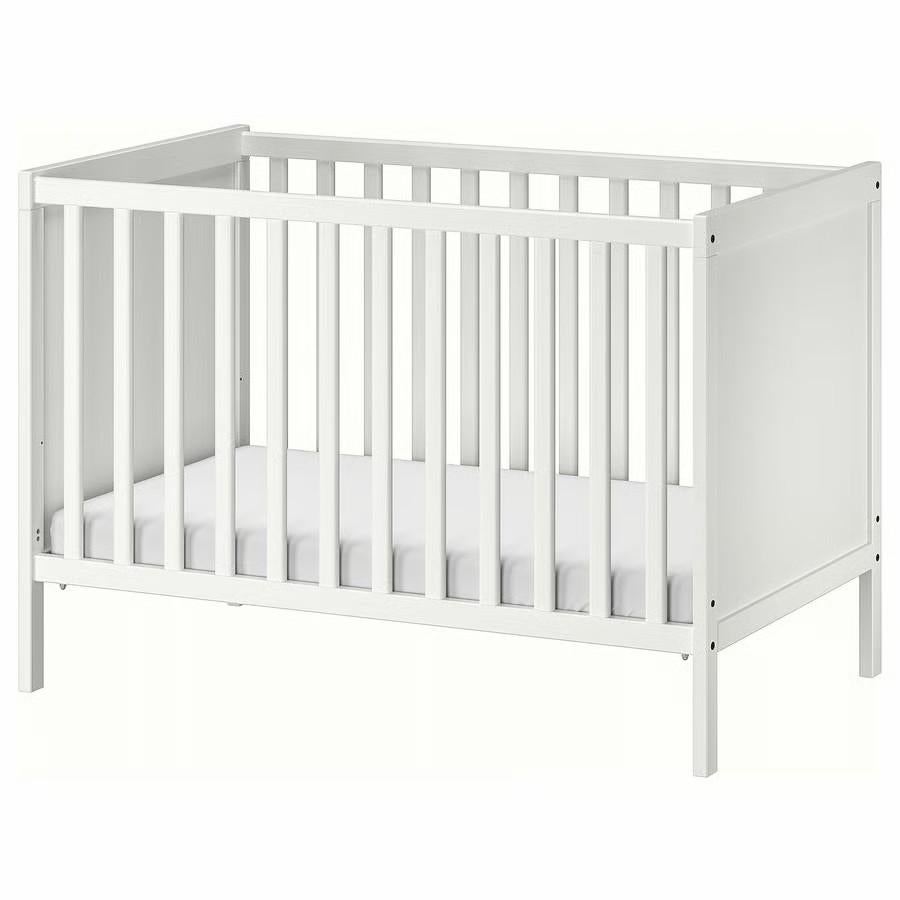 Ledikant Sundvik (Ikea) wit, Kinderen en Baby's, Babywiegjes en Ledikanten, Ophalen, Gebruikt, Ledikant