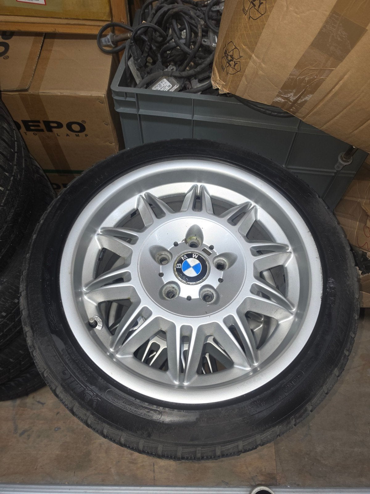 Originele 17 inch BMW M3 E36 Sunflower Velgenset Styling 39, Ophalen, Gebruikt, Velg(en), 17 inch