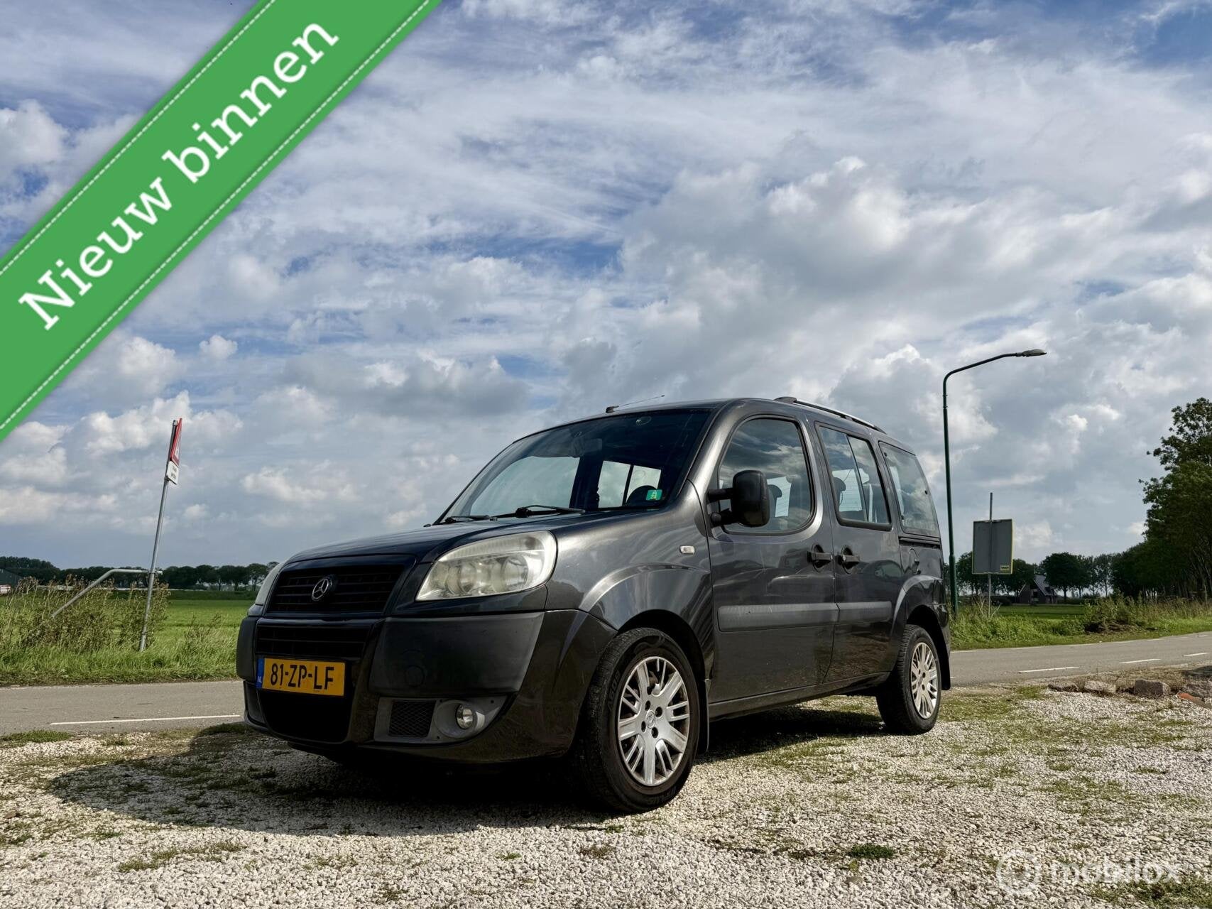 Fiat Doblo 1.4 Family Plus, BJ 2008, Airco, Lees tekst, Auto's, Voorwielaandrijving, Gebruikt, 4 cilinders, 7 stoelen