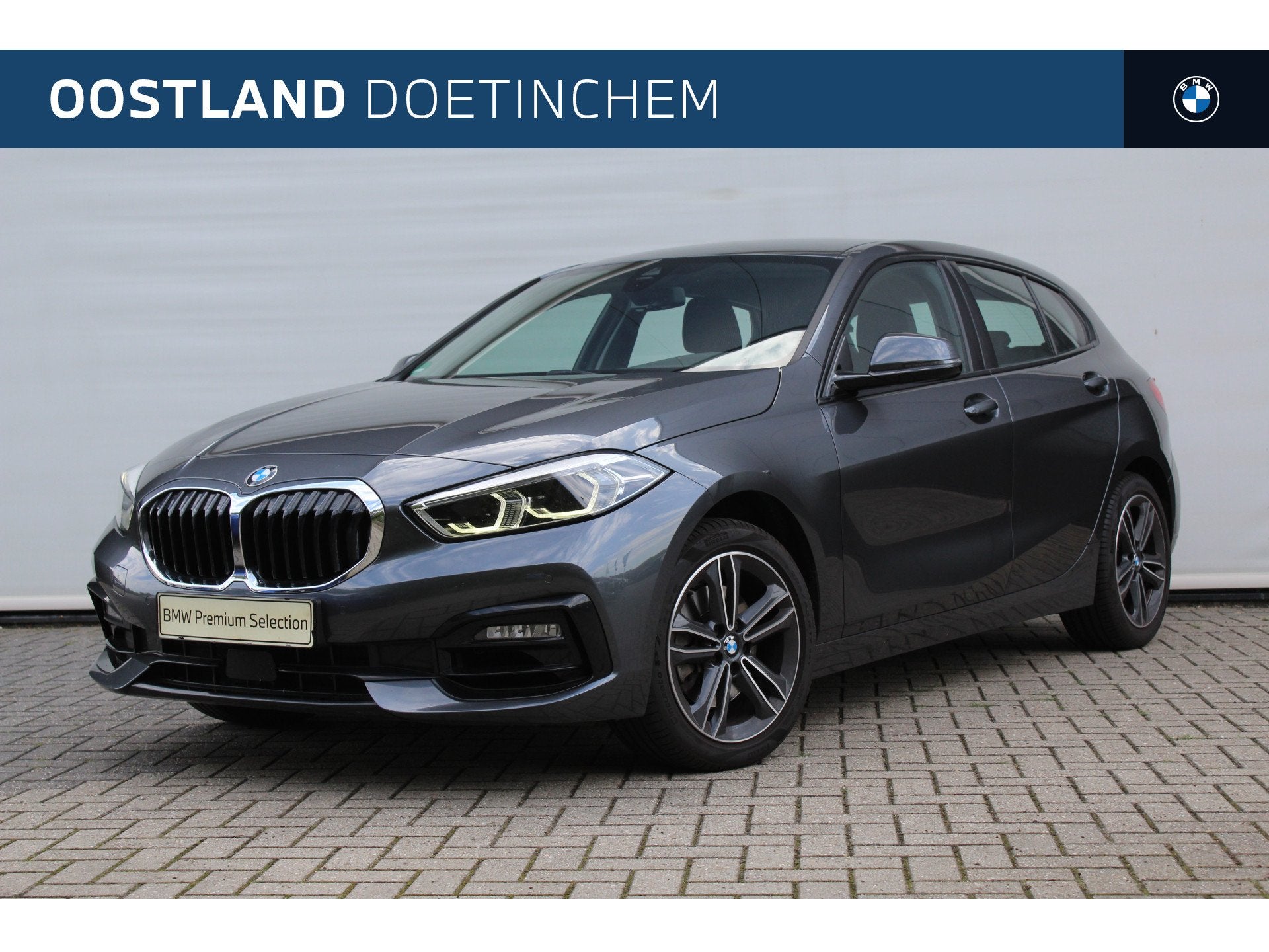 BMW 1 Serie 118i Executive Sport Line Automaat / Sportstoele, Auto's, Gebruikt, Met garantie (alle), Bedrijf, Grijs