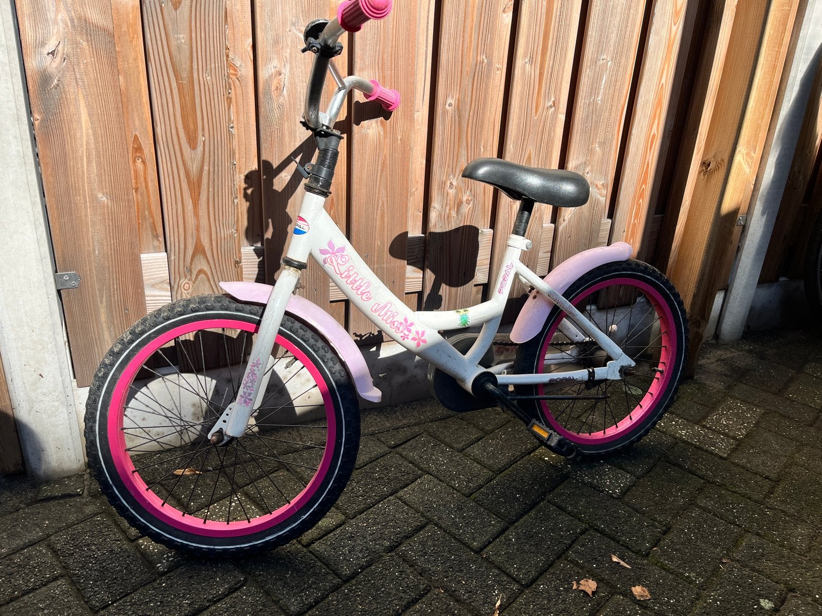 Kinderfiets 18 inch, Ophalen, Gebruikt, Terugtraprem, 16 tot 20 inch
