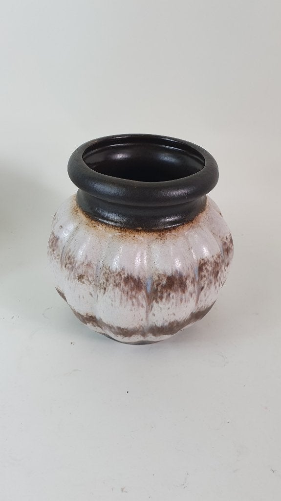 Vintage Fat Lava vaas, Scheurich 292-16, bruin. 3A4, Ophalen of Verzenden