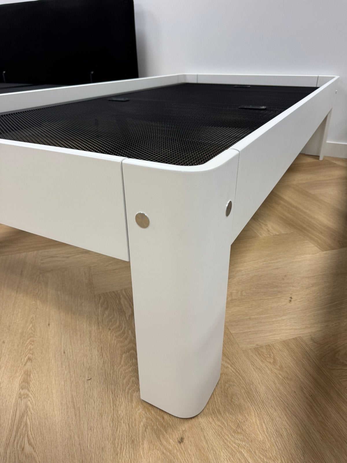 Showroommodel: Auping Auronde 100x200 Pure White (-50%!), Huis en Inrichting, Slaapkamer | Bedden, 100 cm, BeddenHal, Wit, Tweepersoons