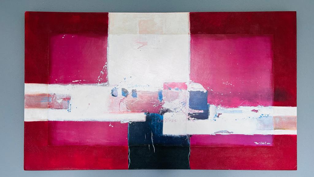Abstract Schilderij Ron van der Werf, Ophalen