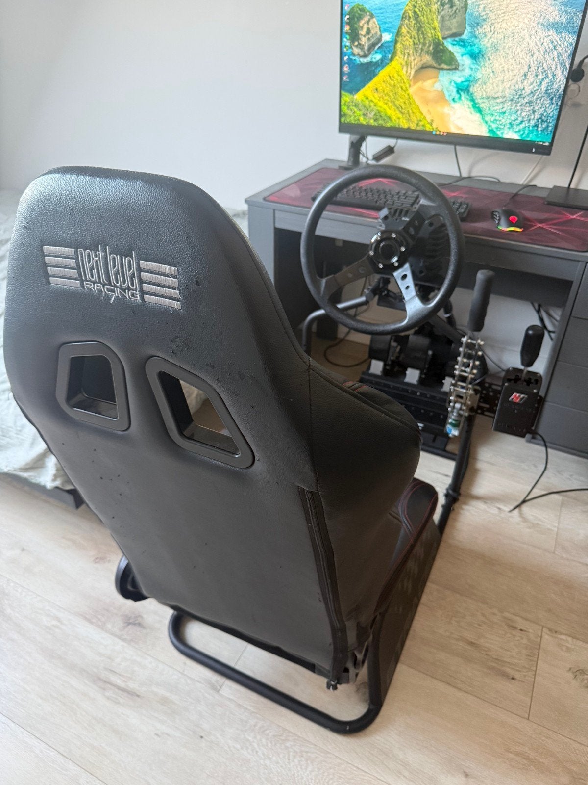 Fanatec Sim Racing Setup met Next Level Racing Stoel Drift, Ophalen of Verzenden, Zo goed als nieuw, Fanatec