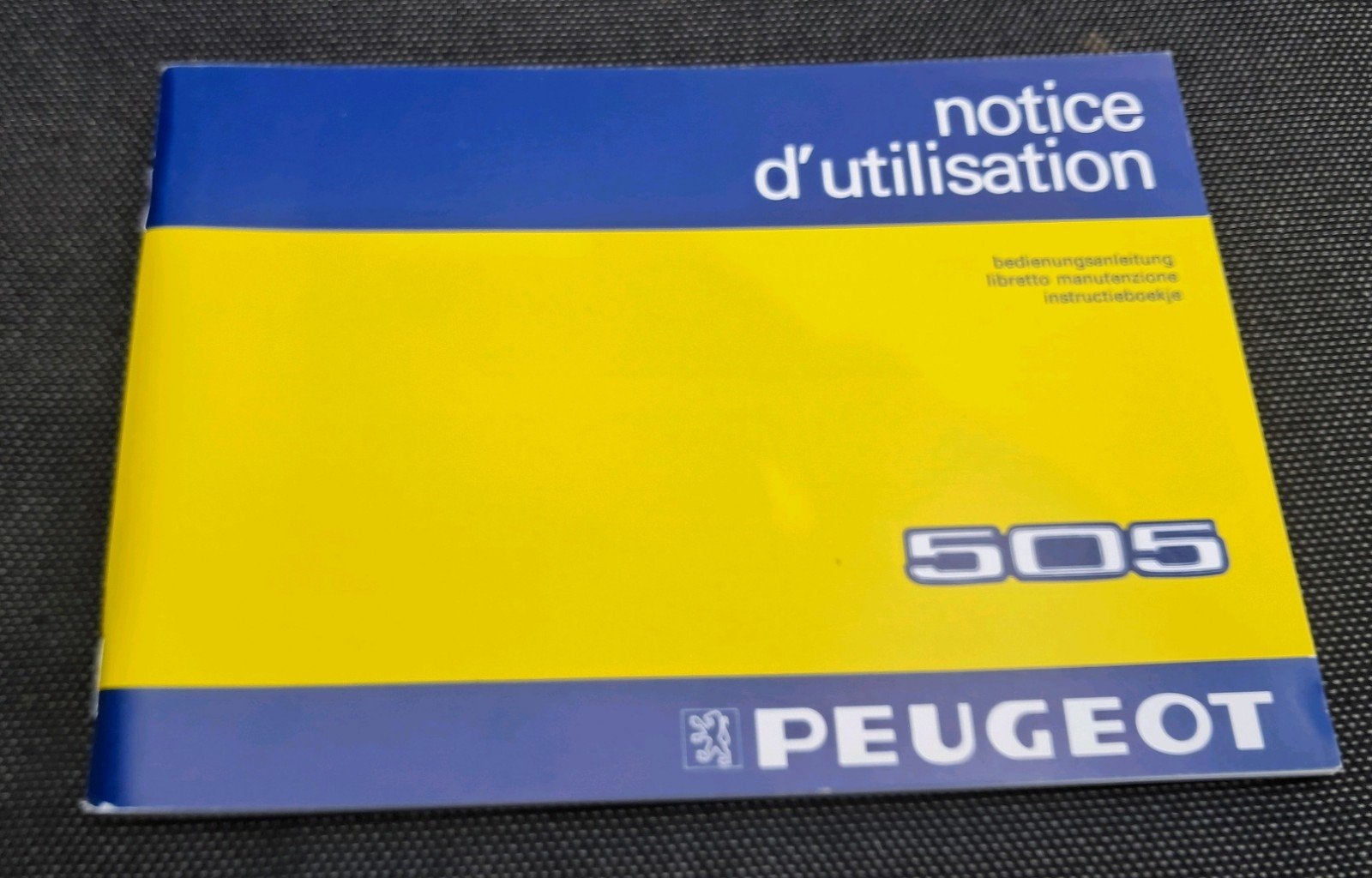 Peugeot 505 Gebruikershandleiding - Franstalig, Ophalen of Verzenden