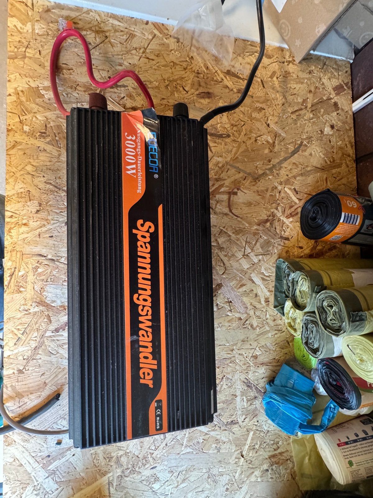 24V naar 230V omvormer 3000W / 6000W piek vrachtwagen/camper, Caravans en Kamperen, Ophalen of Verzenden, Zo goed als nieuw