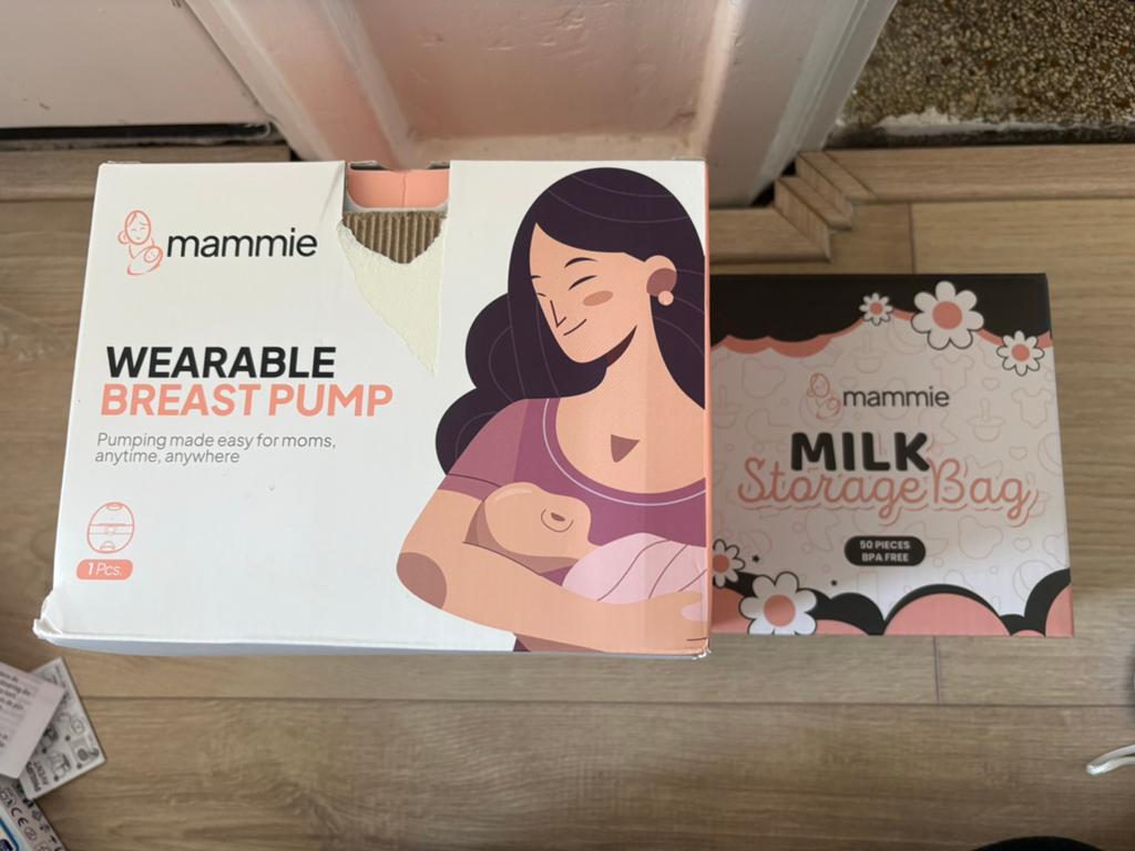 Mammie enkel kolf met zakjes bijna nieuw, Ophalen, Zo goed als nieuw, Borstkolf