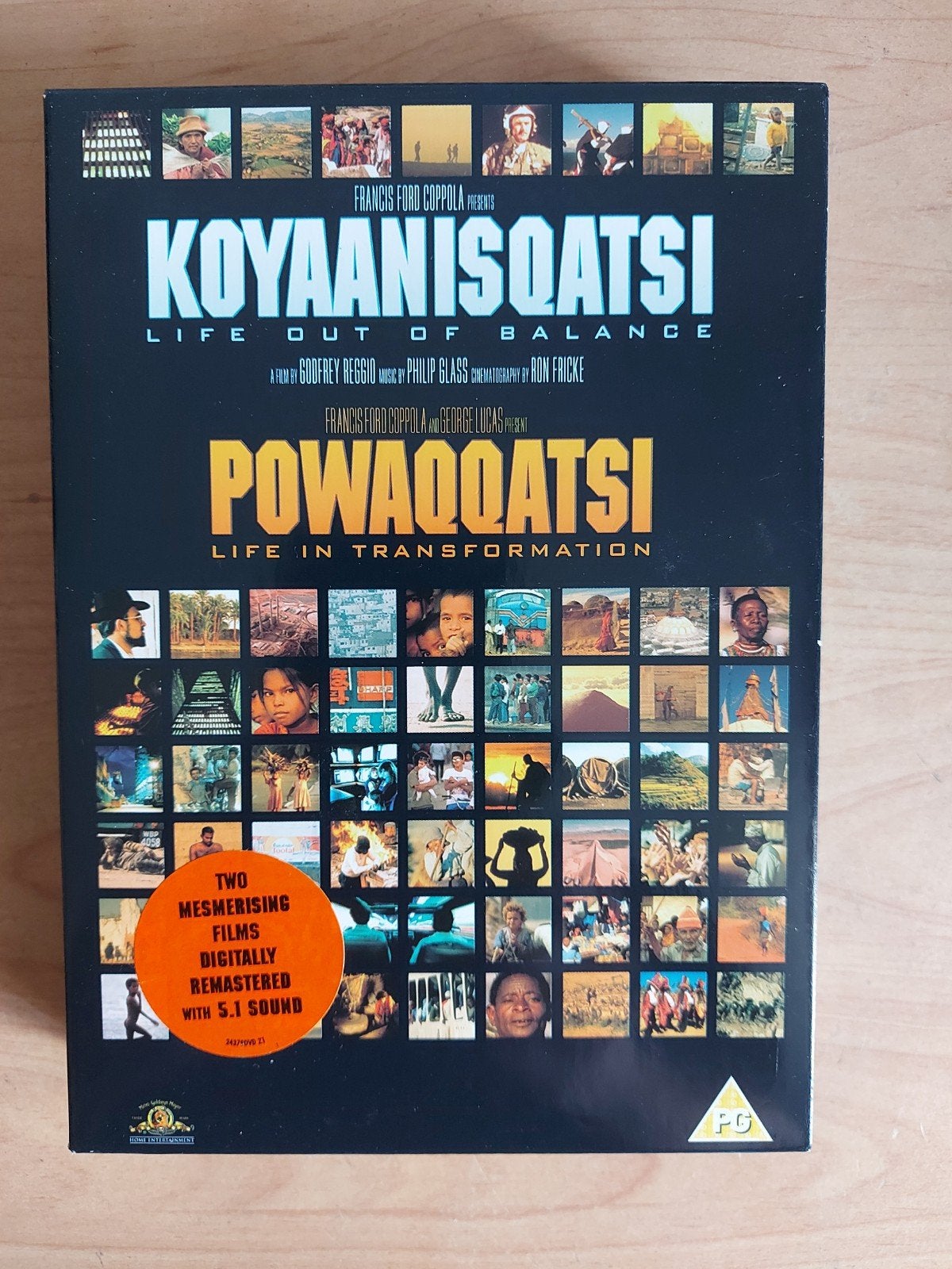 Koyaanisqatsi + Powaqqatsi, Cd's en Dvd's, Alle leeftijden, Ophalen of Verzenden, Zo goed als nieuw, Natuur