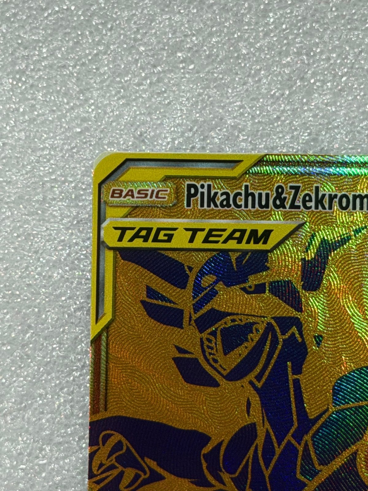 Pikachu & Zekrom GX TAG TEAM SM248 Full Art Foil Pokémon, Hobby en Vrije tijd, Verzamelkaartspellen | Pokémon, Ophalen of Verzenden