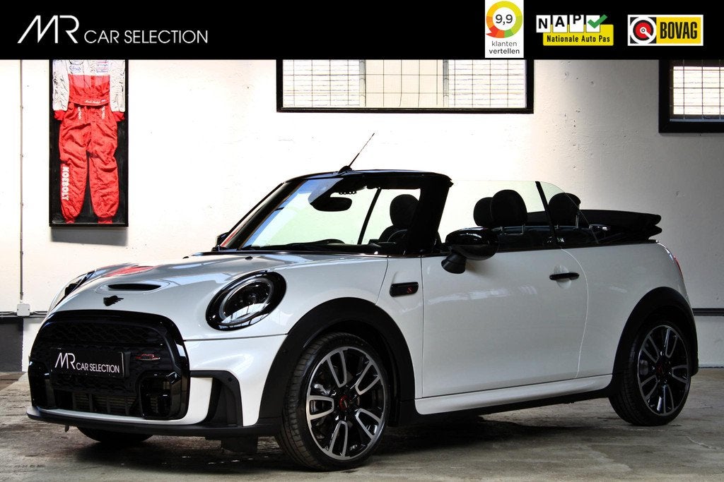 MINI Cabrio 2.0 Cooper S John Cooper Works | Stuurwielverwar, Auto's, Mini, Bedrijf, Te koop, Cabrio, ABS, Achteruitrijcamera