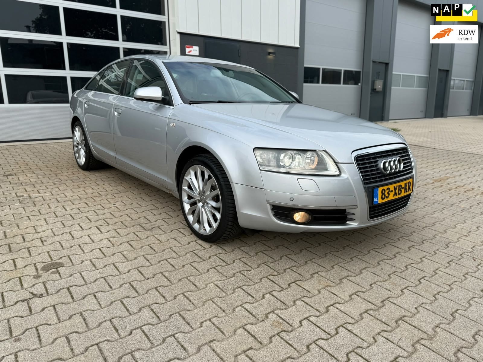 Audi A6 Limousine 2.0 TFSI Pro Line Leder Xenon Sensoren Top, Auto's, Dealer onderhouden, 1525 kg, Gebruikt, Zwart