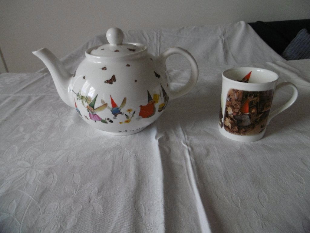 Rien Poortvliet thee pot en beker, Overige merken, Overige typen, Nieuw, Ophalen of Verzenden