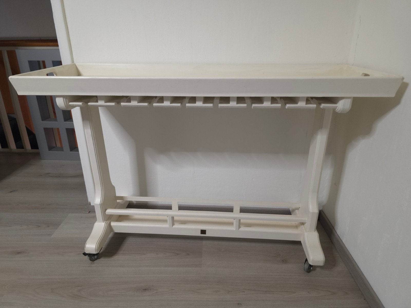 Serveertafel riviera maison  'Table de Serveur' op wielen, Ophalen, Minder dan 50 cm, Gebruikt, 100 tot 150 cm