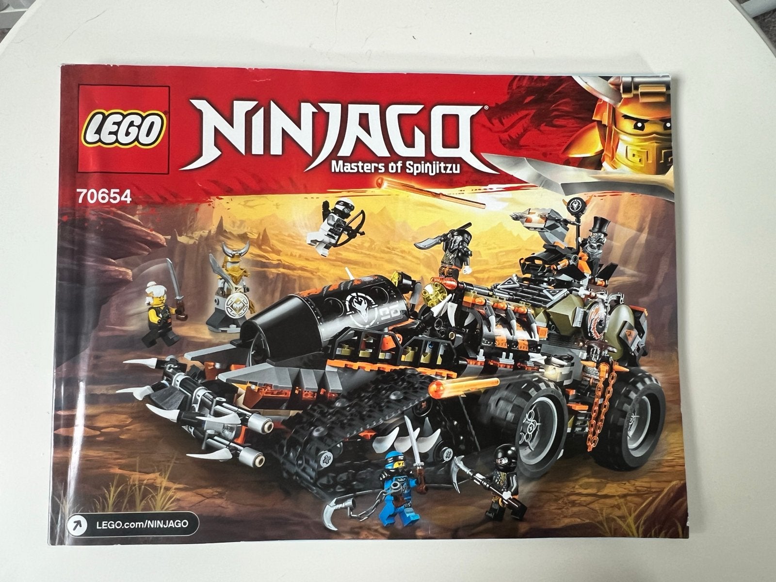LEGO Ninjago 70654 Dieselnaut met minifiguren, Ophalen of Verzenden, Gebruikt