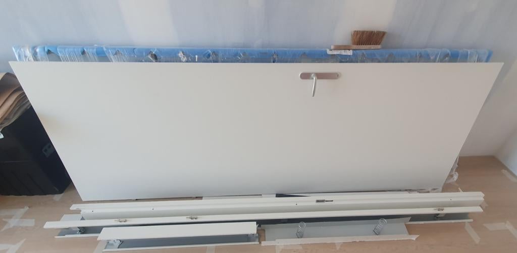 Berkvens Verdi 900 Opdekdeur met Kozijn en Slot, Doe-het-zelf en Verbouw, 80 tot 100 cm, 215 cm of meer, Binnendeur, Nieuw