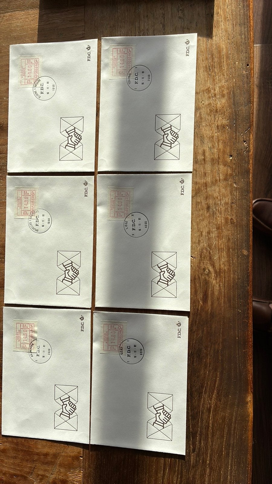 First Day Covers België, Postzegels en Munten, Ophalen of Verzenden, Onbeschreven, Europa