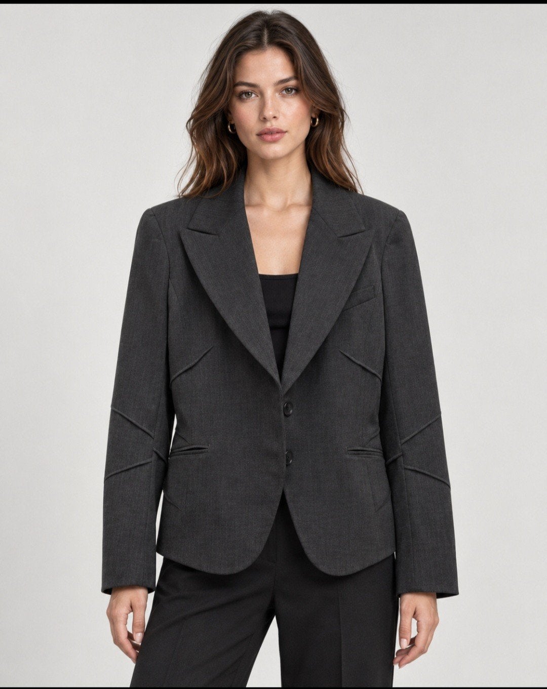 CANE&CANE Blazer - Maat 40 - Gevoerd - Uitstekende Staat✨️✨️, Maat 38/40 (M), Ophalen of Verzenden, Jasje, Grijs