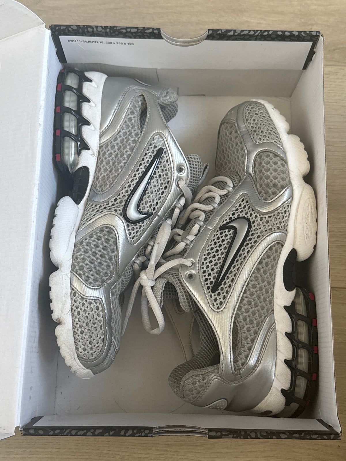 Nike Air Zoom Spiridon Cage 2 - Maat 43 EU, Ophalen of Verzenden, Gedragen, Overige kleuren, Sneakers of Gympen