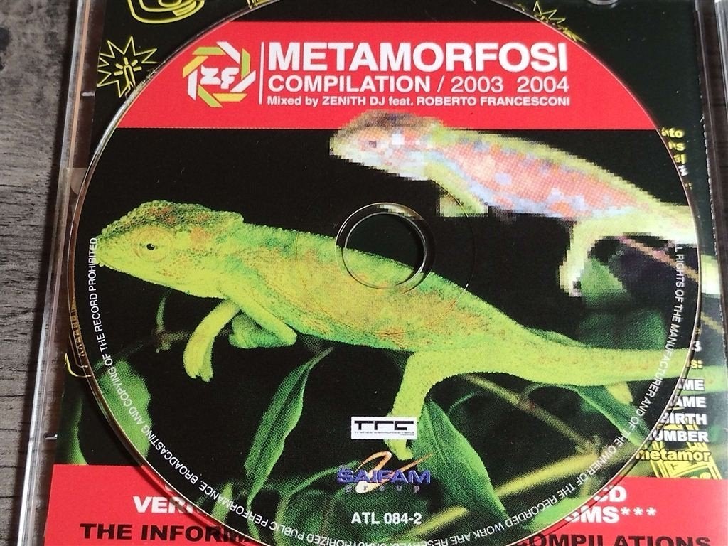 Roberto Francesconi / Zenith DJ ‎– Metamorfosi 2003 2004, Cd's en Dvd's, Ophalen of Verzenden, Zo goed als nieuw, Disco