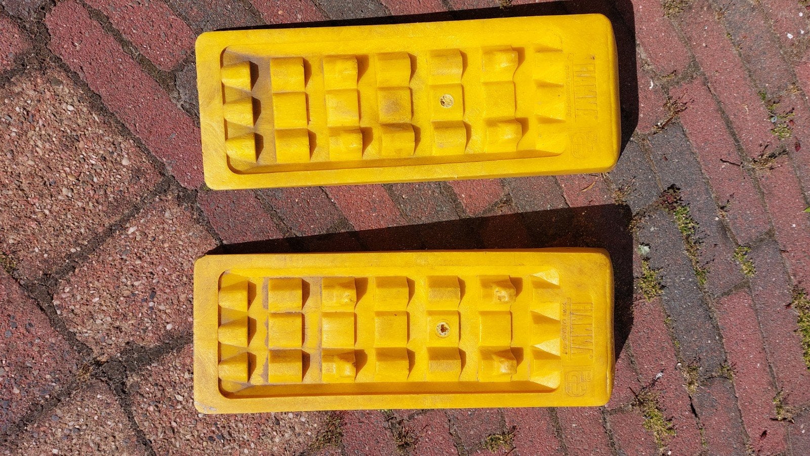 2 sets van Fiamma oprijblokken 14,5cm breed - Camper/Caravan, Ophalen