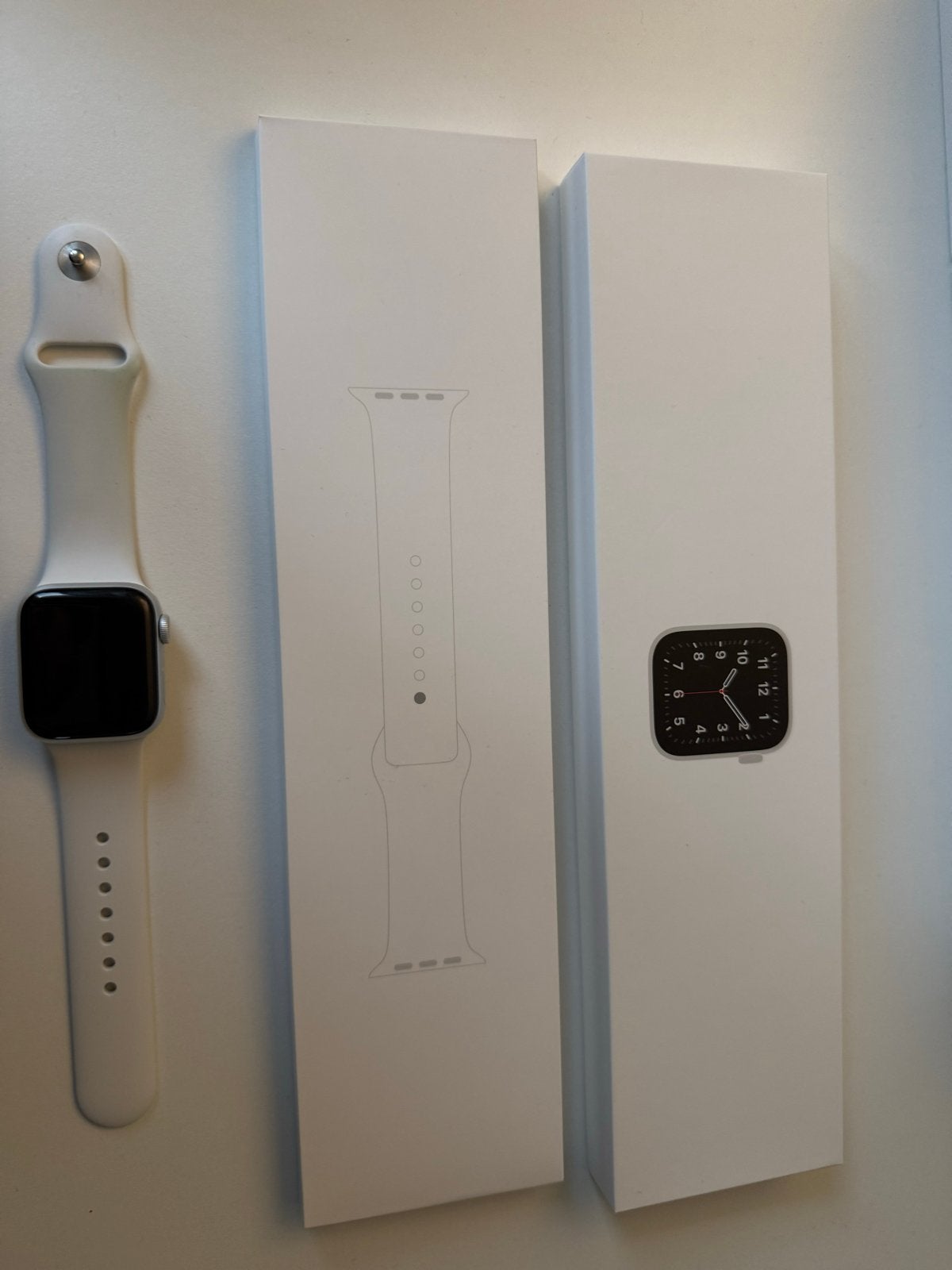 Apple Watch SE 1e gen GPS 40mm - Goed werkend, Ophalen, Gebruikt, Wit, IOS