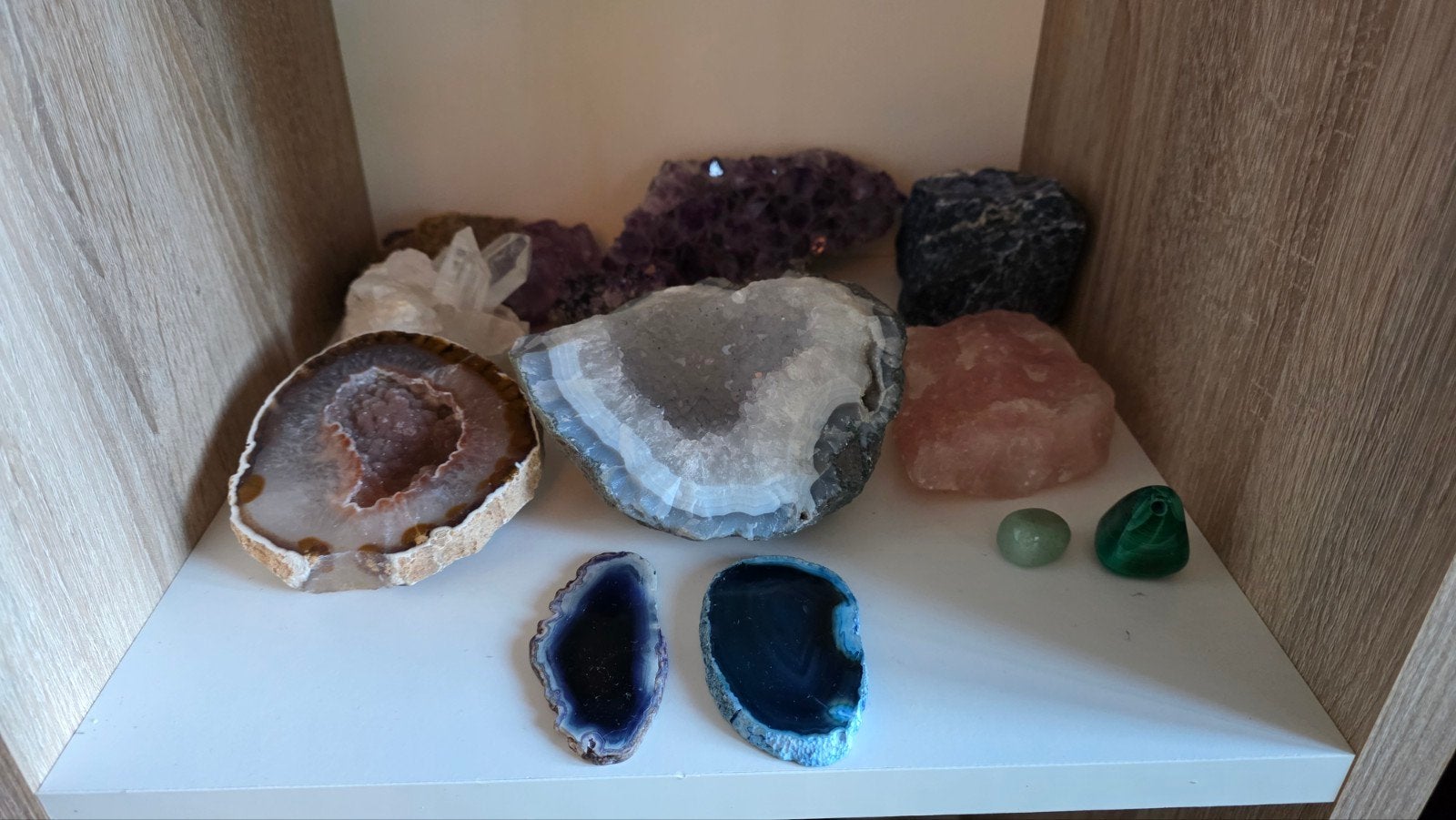 Diverse collectie mineralen en edelstenen, Verzamelen, Ophalen of Verzenden, Mineraal