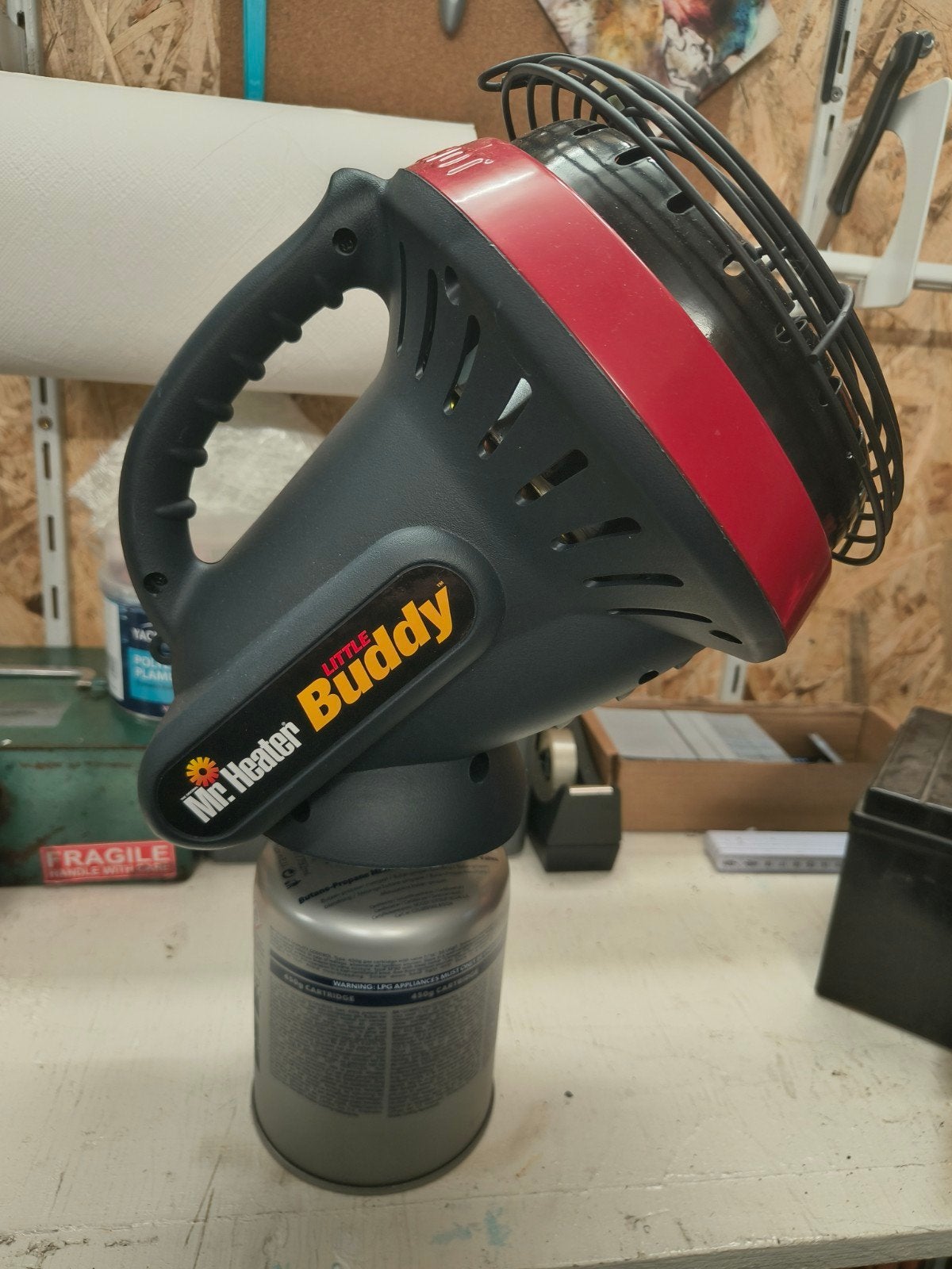Mr. Heater Little Buddy Gaskachel voor Caravan/Schuur, Ophalen, 30 tot 80 cm, Hoog rendement (Hr), Kachel