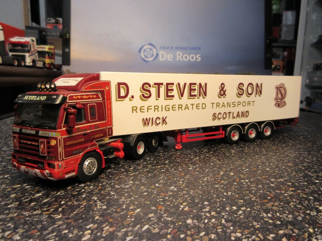 WSI Scania 143 D. Steven & Son, Ophalen of Verzenden, Zo goed als nieuw, Bus of Vrachtwagen, Wsi