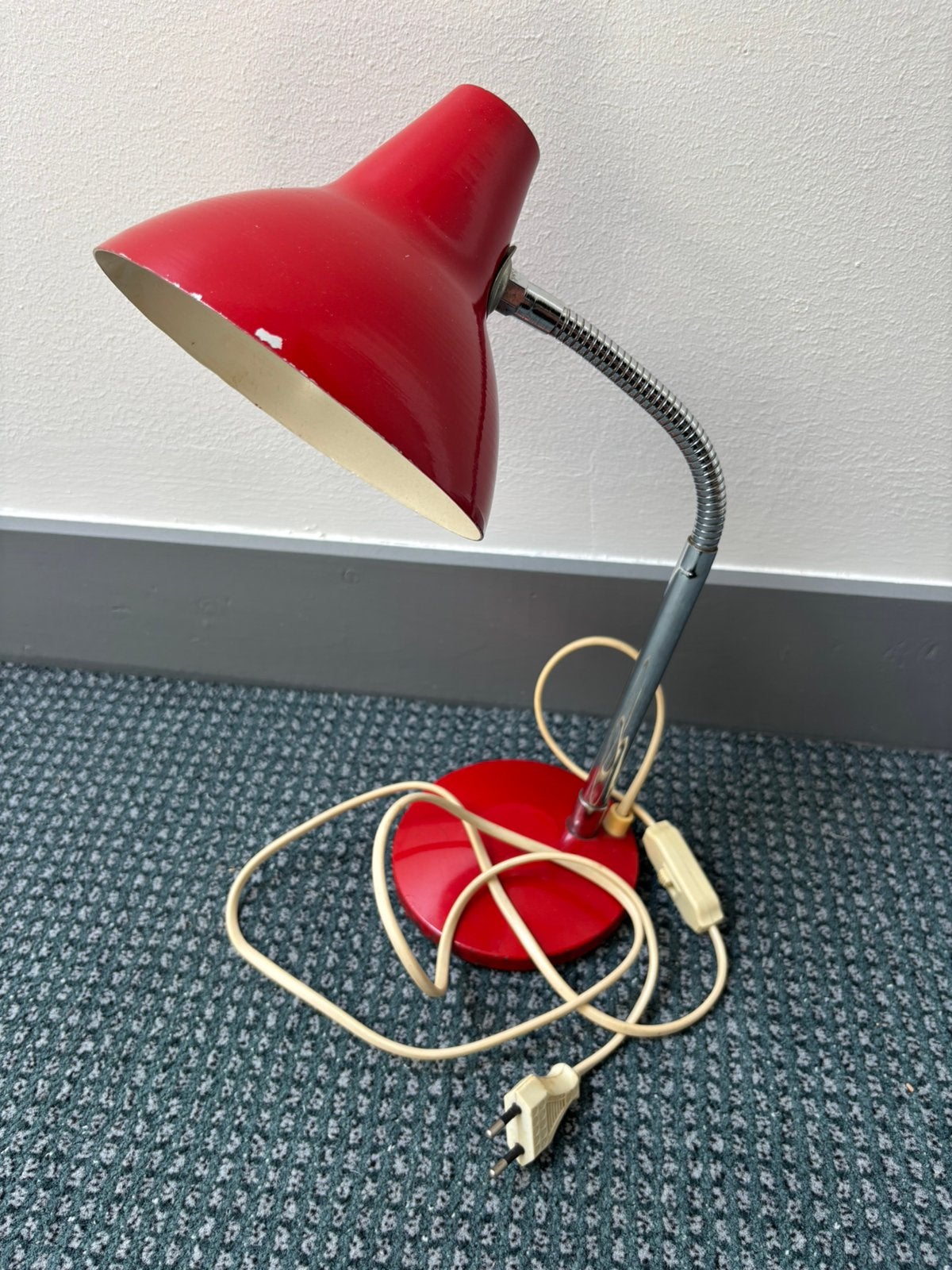 Bureaulamp retro vintage 70 80, Ophalen of Verzenden, Gebruikt