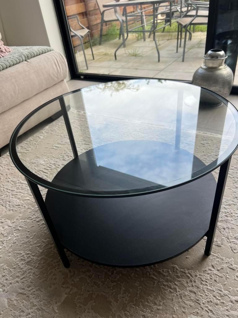 Coffee Table – Black- Ikea, Zo goed als nieuw, Minder dan 50 cm, Rechthoekig, 50 tot 100 cm