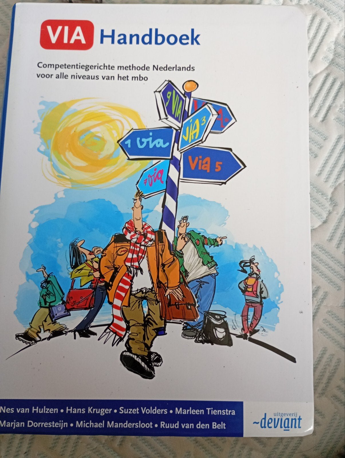 VIA Handboek: Competentiegerichte methode Nederlands MBO, Ophalen, Zo goed als nieuw, MBO, Nes van Hulzen, Hans Kruger, Suzet Volders, Marleen Tienstra