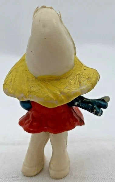 Smurfen figuur Smurf Piraat Smurfin rood, Coolsingel 104, 3011 AG Rotterdam, Netherlands, Verschillende Smurfen, Verzenden, Zo goed als nieuw
