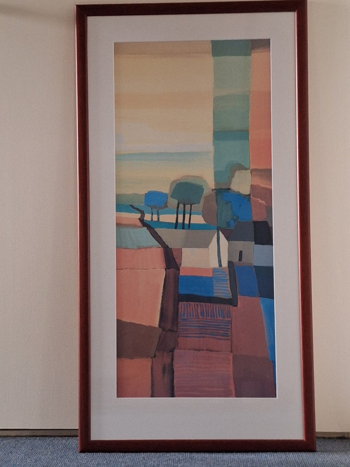 Schilderij "Voorjaarsbomen" van Ton Schulten., Antiek en Kunst, Ophalen