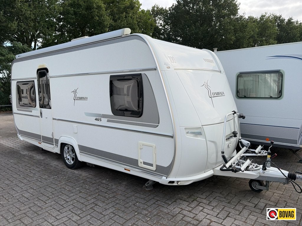 Fendt Tendenza 465 SFB Mover/Luifel/Fietsdr., Caravans en Kamperen, Caravans, Rondzit, Bedrijf, Schokbreker, Overige typen