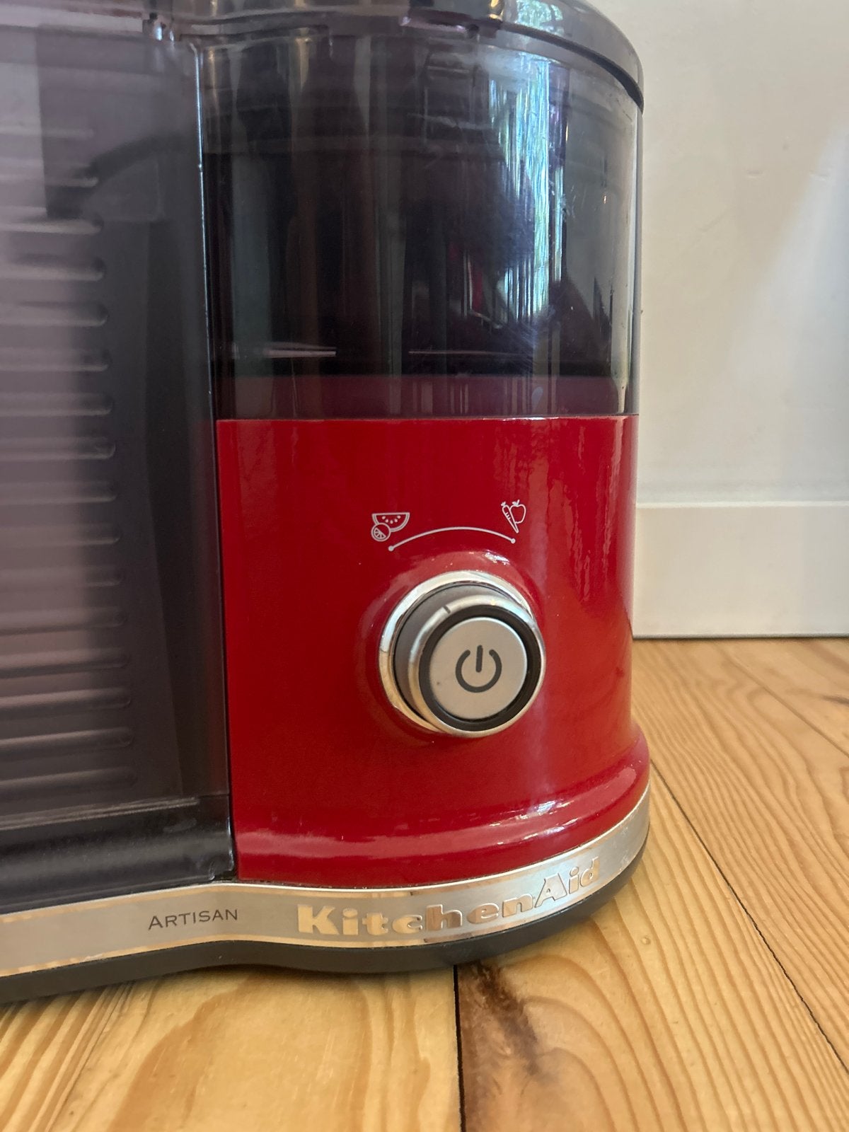 KitchenAid Artisan sapcentrifuge - Rood, Witgoed en Apparatuur, Keukenmixers, Ophalen, 1 tot 2 liter, 2 snelheden, Zo goed als nieuw