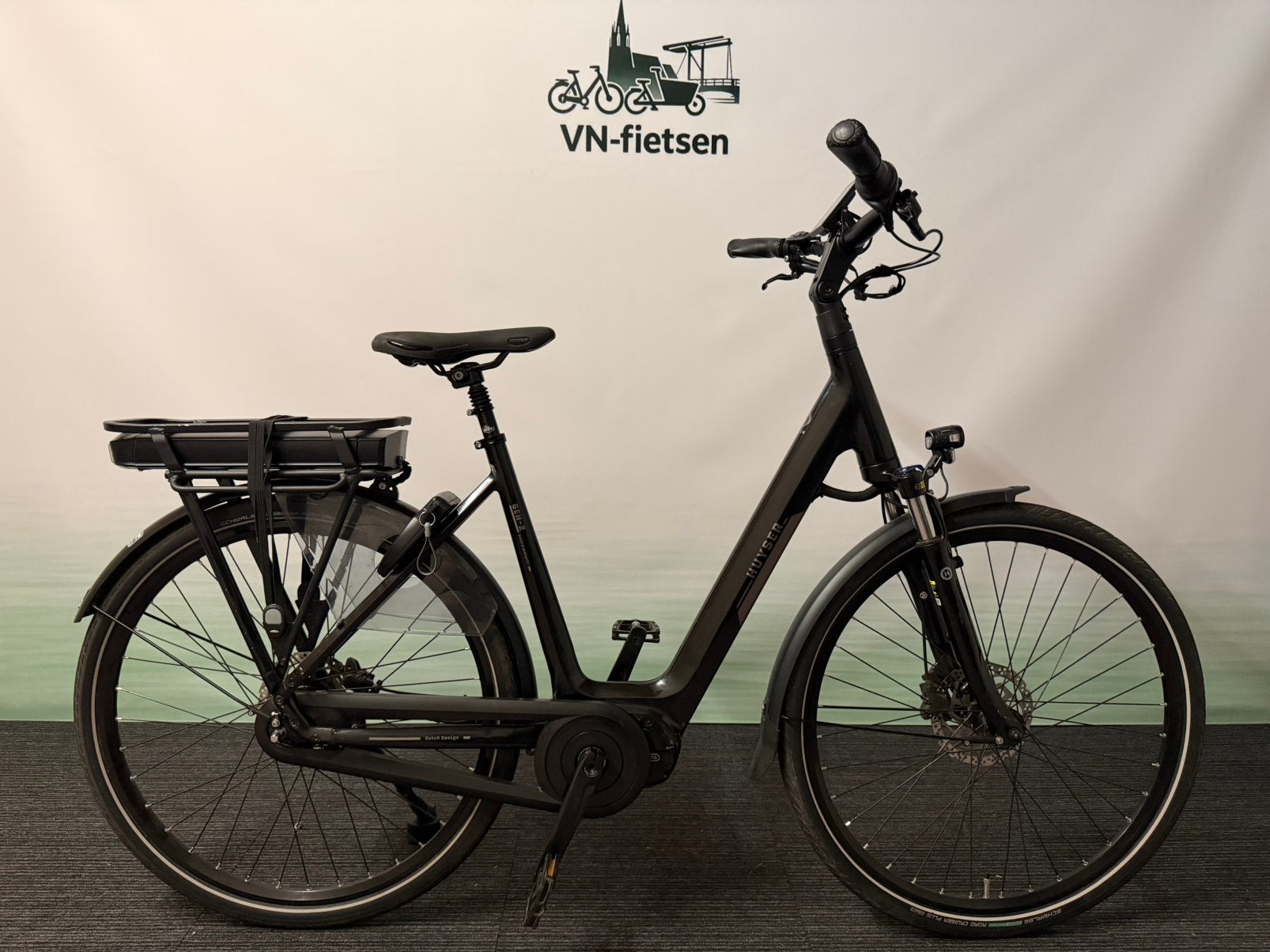 Nette Huyser Gen-2 elektrische fiets - 2748KM - 522WH, Gebruikt, Huyser, 51 tot 55 cm, Nvt