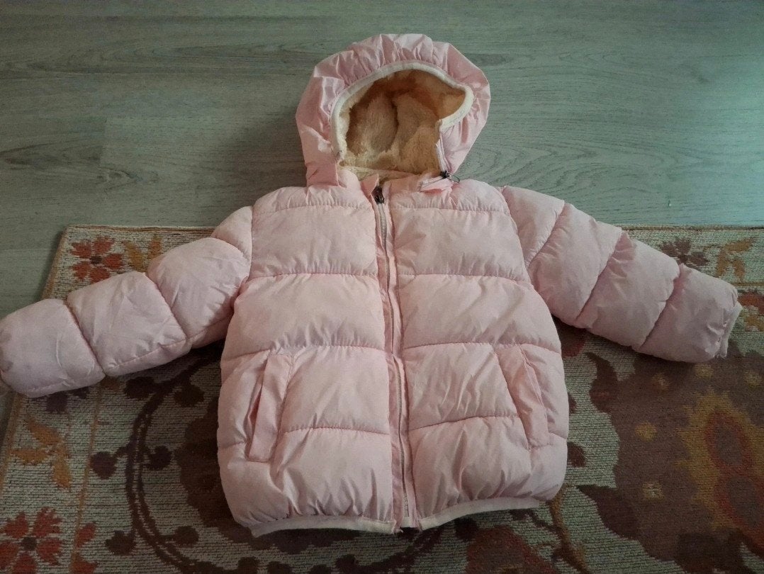 Roze winterjas voor baby/peuter - Maat 86/92, Kinderen en Baby's, Gebruikt, Jongetje of Meisje, LAVIQE, Ophalen of Verzenden