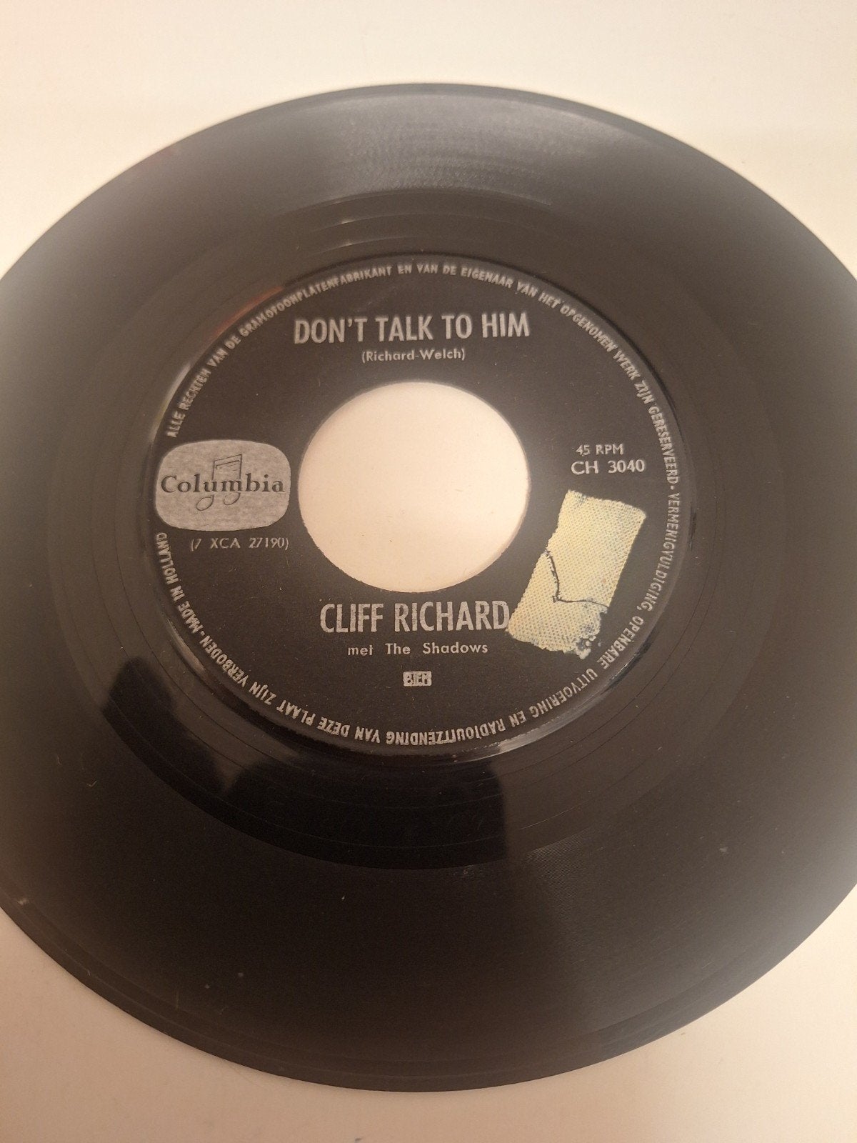 Cliff Richard & the Shadows - Don't talk to him, 1963., Verzenden, 7 inch, Pop