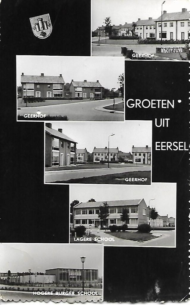 Eersel- -5-luik., Verzenden, 1960 tot 1980, Gelopen, Noord-Brabant