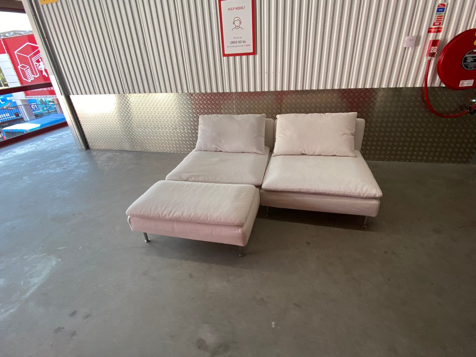 IKEA SÖDERHAMN BANK - gratis levering-, Ophalen, Zo goed als nieuw