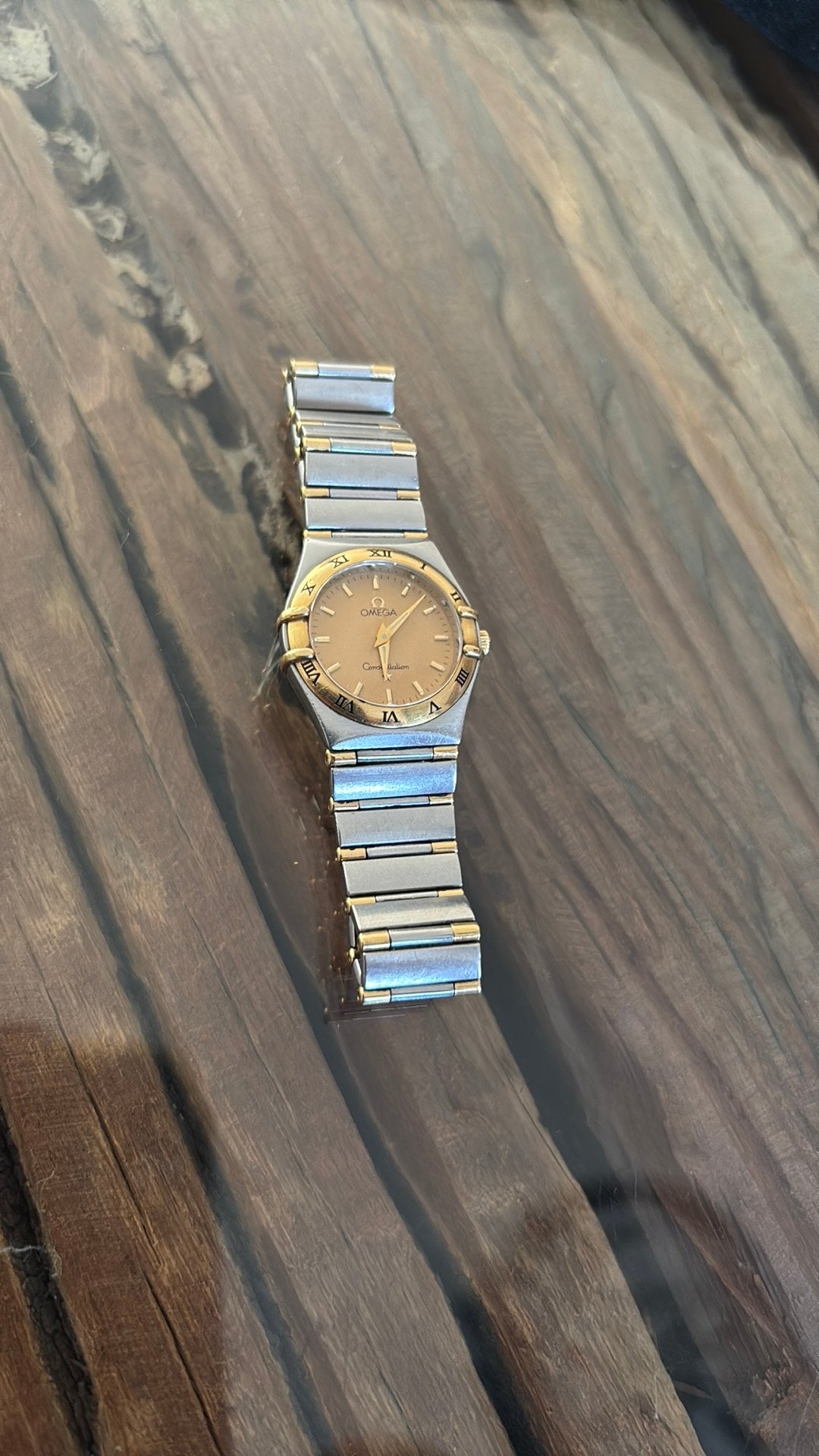 Omega Constellation Linnen Dial wijzerplaat, Overige merken, Gebruikt, Polshorloge, Ophalen of Verzenden