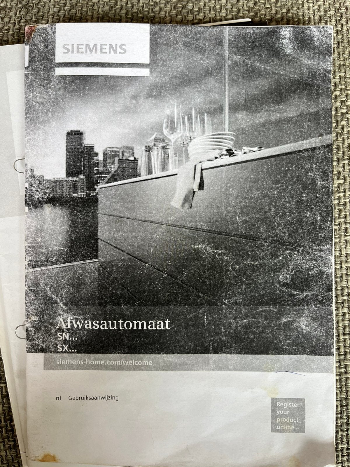 Siemens vaatwasser, Witgoed en Apparatuur, Ophalen, Gebruikt, Minder dan 85 cm, 14 tot 18 liter