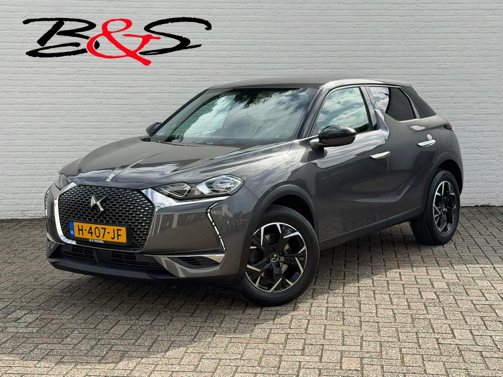 DS 3 Crossback 1.2 PureTech So Chic Camera Navigatie Carplay, Gebruikt, Euro 6, Leder, 1180 kg